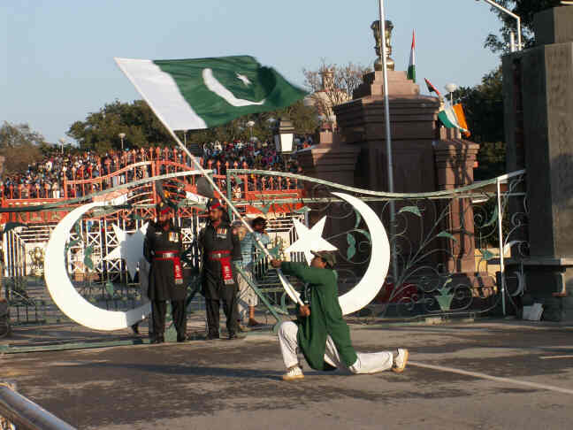 wahga border parade 