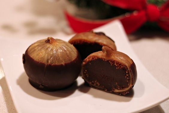 Figs and chocolate concoction