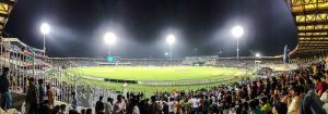 A Panoramic view of Gaddafi Stadium at Night. Photo Credits/Source: Unknown/Web