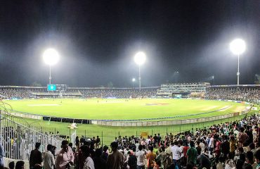 A Panoramic view of Gaddafi Stadium at Night. Photo Credits/Source: Unknown/Web